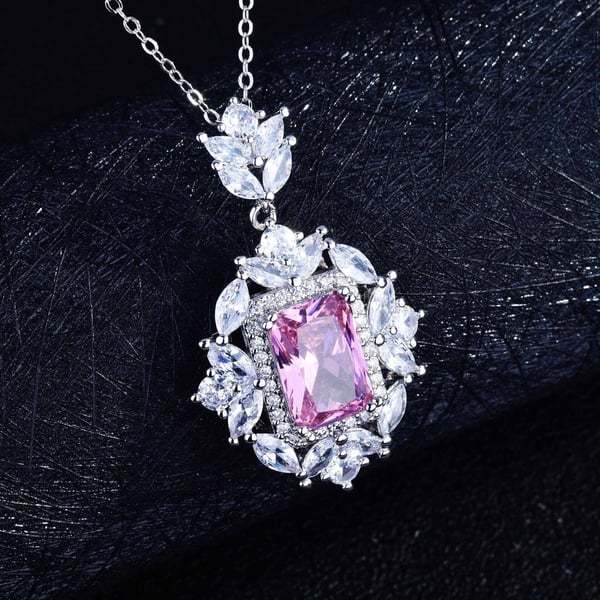 Christmas Gift Luxury gemstone necklace ring