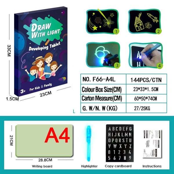 CHRISTMAS SALE-60% OFF Magic LED Light Drawing Pad