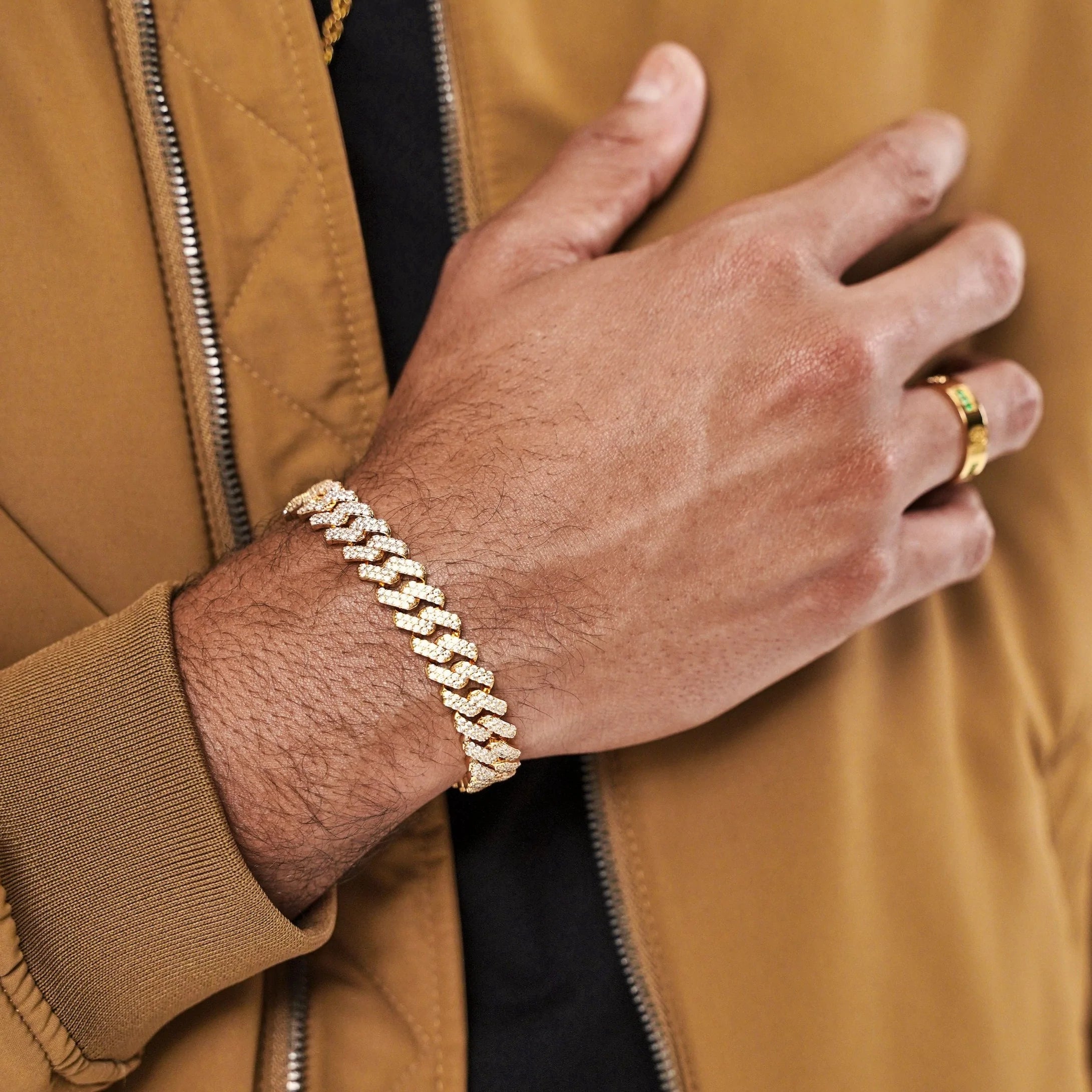 Father's Day Gift Cuban Mens Bracelet