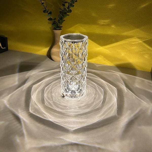 Christmas Gift Touching Control Rose Crystal Lamp - Buy 2 Free Shipping-Engravingift