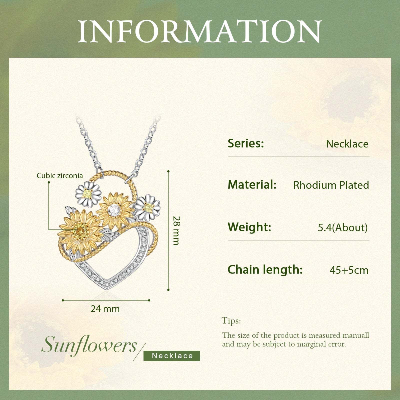Mother's Day Gift For My Daughter - I am incomplete without you Heart Sunflower Necklace-Engravingift