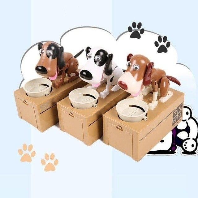 Christmas Gift Little Dog Piggy Bank-Engravingift