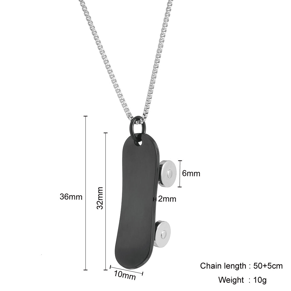 Mother's Day Gift Mini Skate Necklace-Engravingift