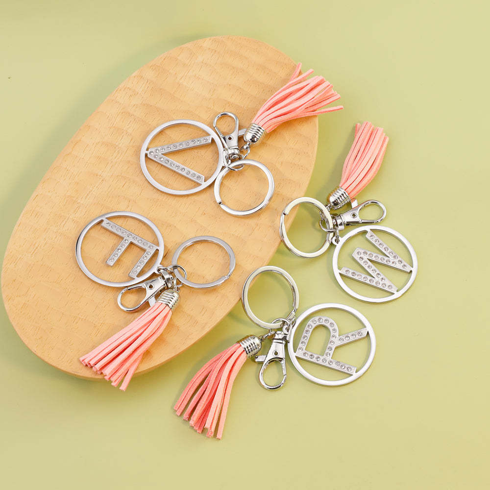 Mother's Day Gift A TO Z Letter  initial keychains-Engravingift