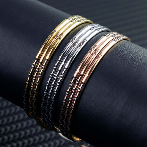Mother's Day Gift Zigzag Heart Bracelet-Engravingift