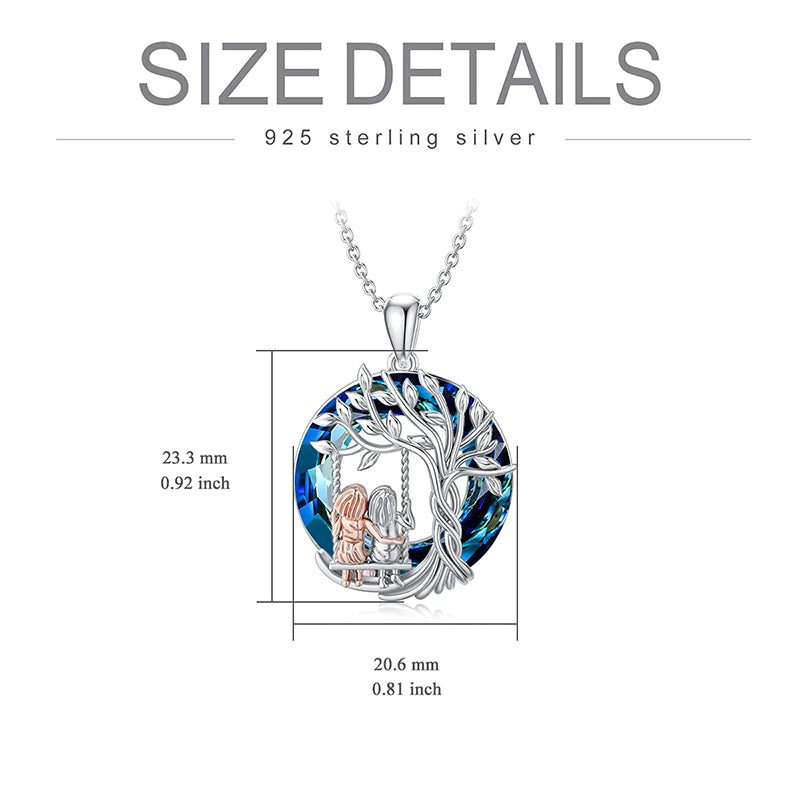 Mother's Day Sisters Gifts Tree of Life Sisters Necklace From Sisters-Engravingift