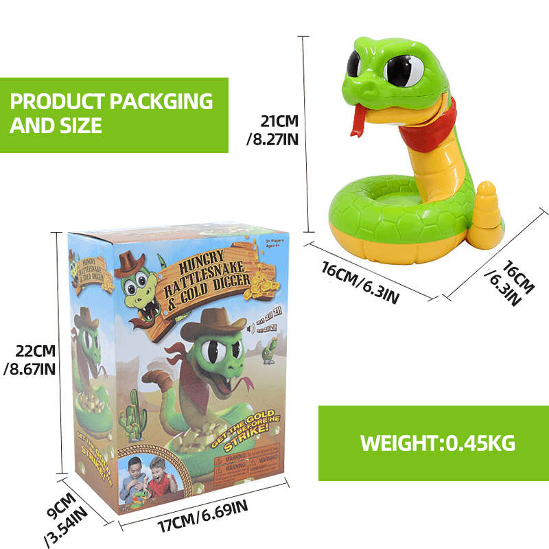 Mother's Day Gift Electric tricky and scary rattlesnake toy-Engravingift