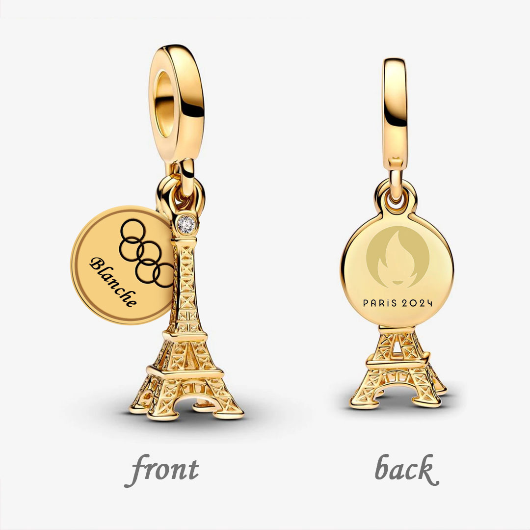 Eiffel Tower Olympic Pendant