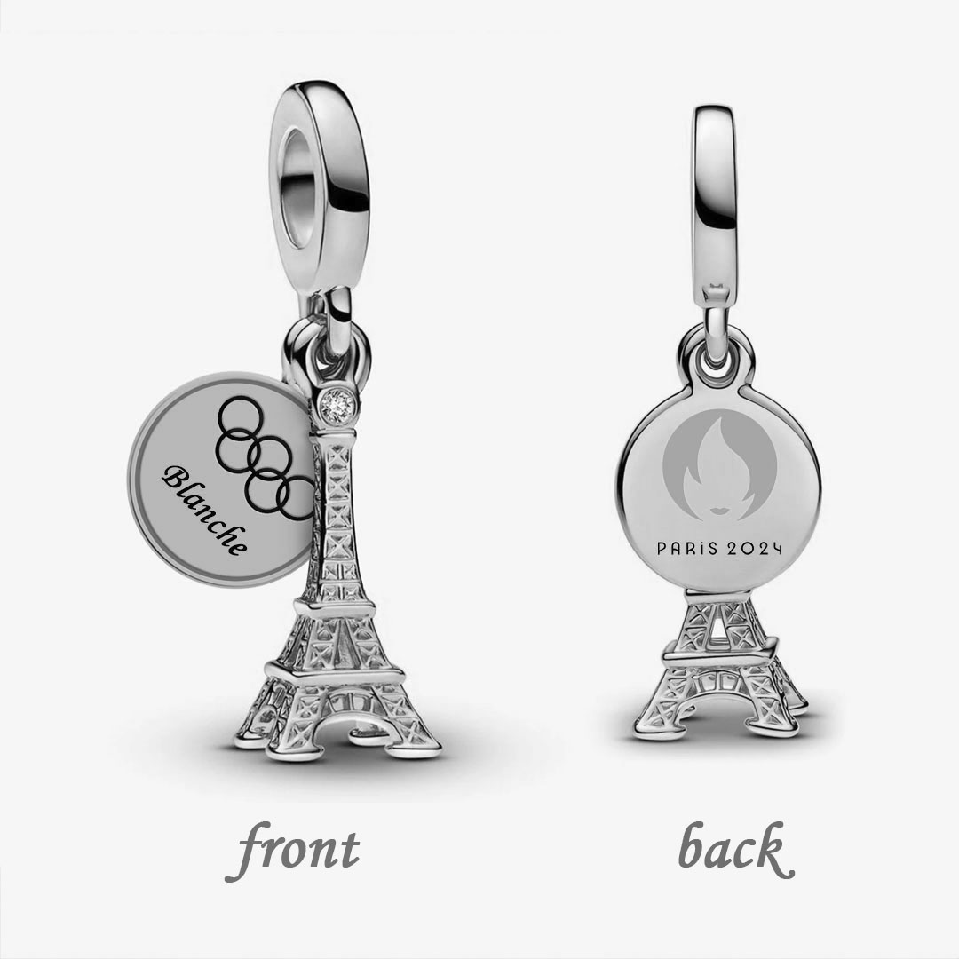 Eiffel Tower Olympic Pendant