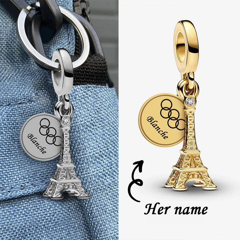 Eiffel Tower Olympic Pendant