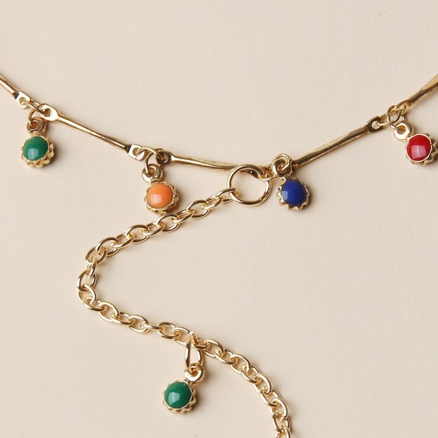 Mother's Day Gift Cuban Chain Anklet Rainbow Anklet Fashion Jewelry for Women-Engravingift