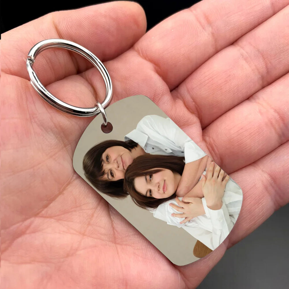 Mother's Day Gift Drive Safe Mom Personalized Photo Keychain For Mother-Engravingift