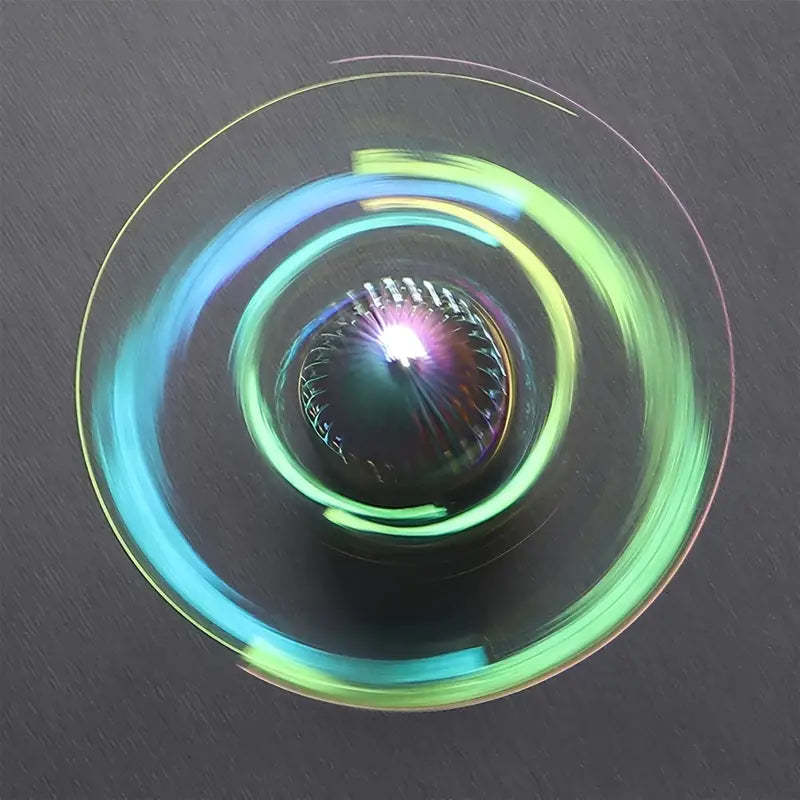 Fidget Spinner Magic Power Orb ADHD Anxiety Toys Stress Relief Reducer Spin Fidgets EDC Hand Bearing Tri Spinner Finger Spinners Toy Focus Fidgeting Restless Novelty Gift For Adults Kids-Engravingift