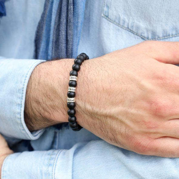 Christmas Gift Father's Day Gift! Custom Engraved Name Bracelet