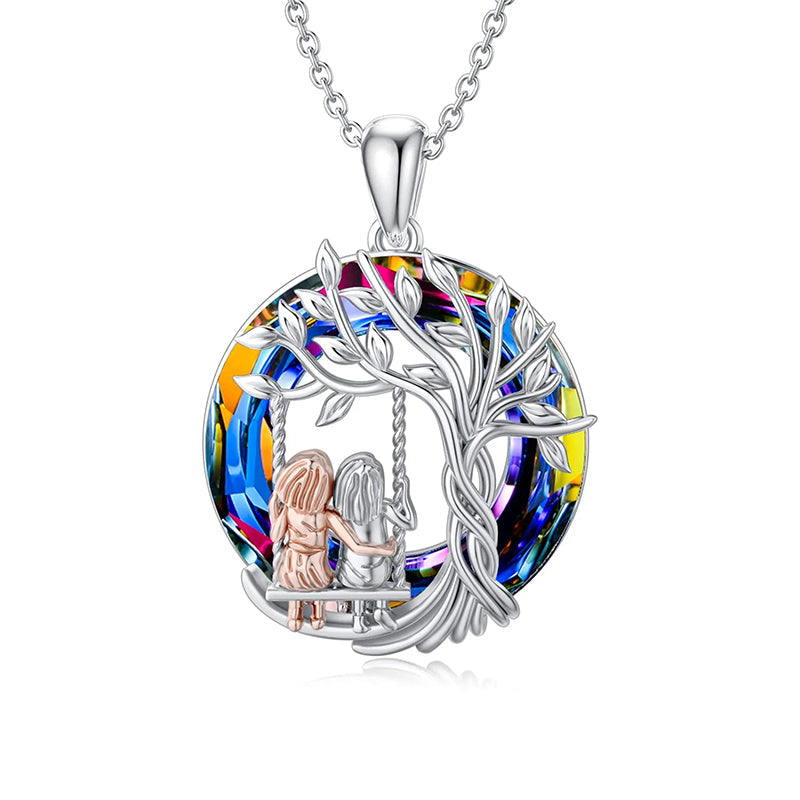 Mother's Day Sisters Gifts Tree of Life Sisters Necklace From Sisters-Engravingift