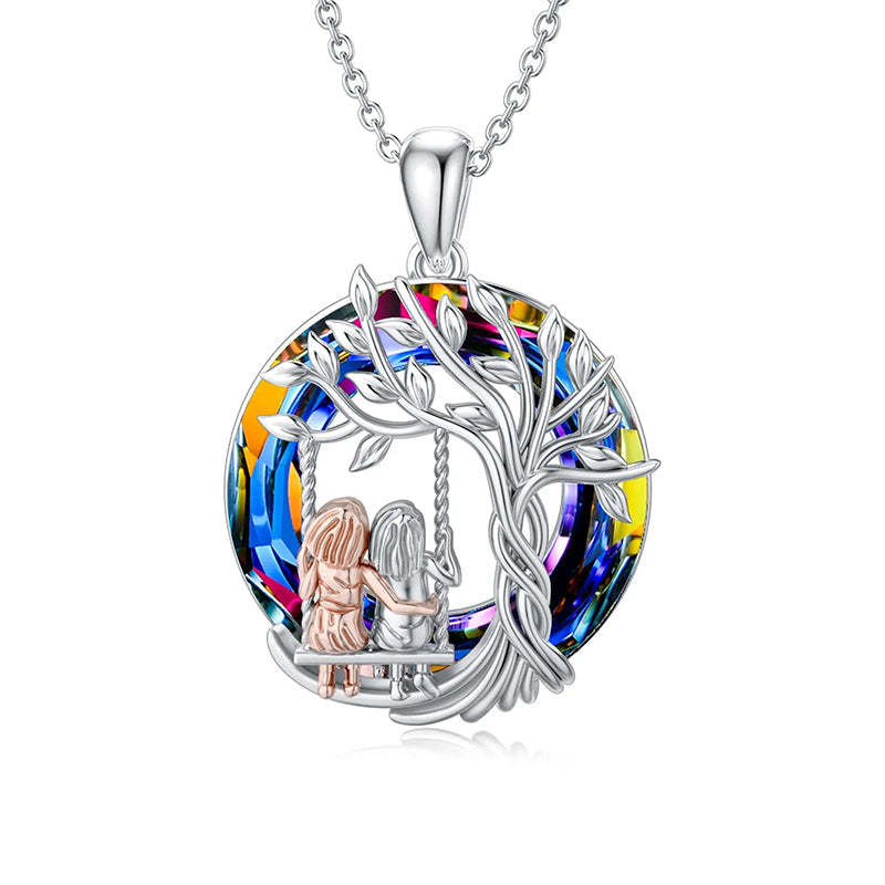Mother's Day Sisters Gifts Tree of Life Sisters Necklace From Sisters-Engravingift