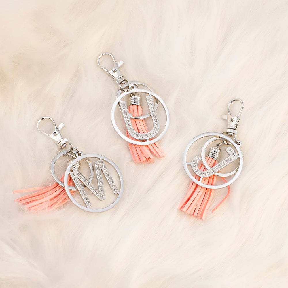 Mother's Day Gift A TO Z Letter  initial keychains-Engravingift