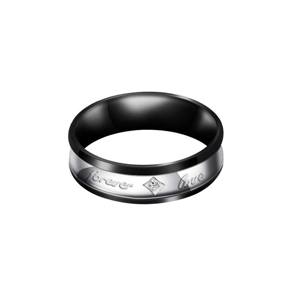 Mother'sDay Gift Mother'sDay gift Melody Forever Love Couple Diamond Ring-Engravingift