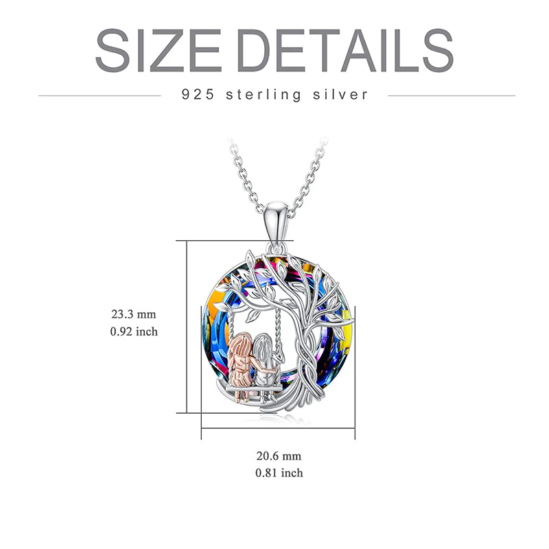 Mother's Day Sisters Gifts Tree of Life Sisters Necklace From Sisters-Engravingift
