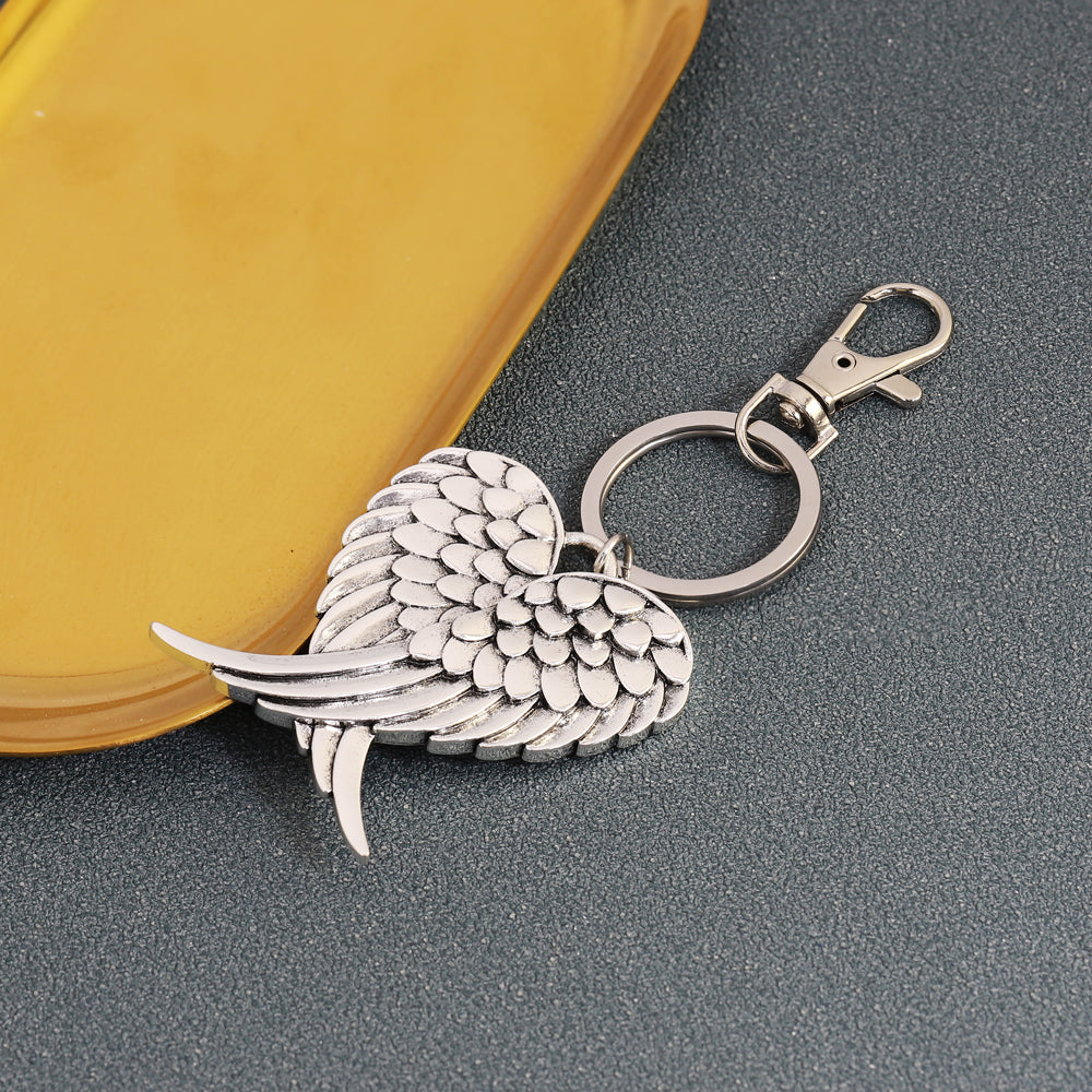 Mother's Day Gift Personalized custom wing keychain-Engravingift