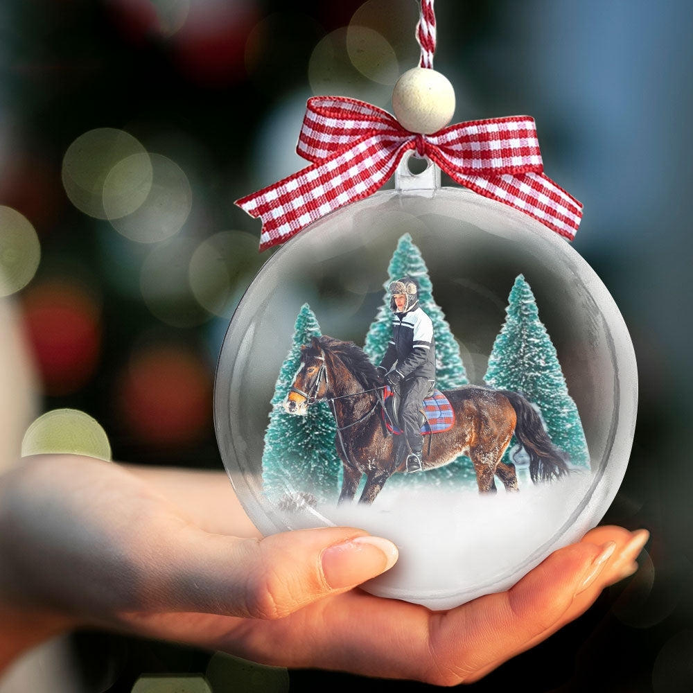 Personalized Photo Christmas Ball Ornament, Personalized Christmas Gifts