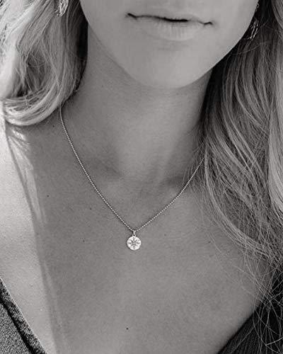 Mother's Day Gift Warrior Necklace • Addiction Recovery • Survivor Gift Polaris North Star Pendant-Engravingift