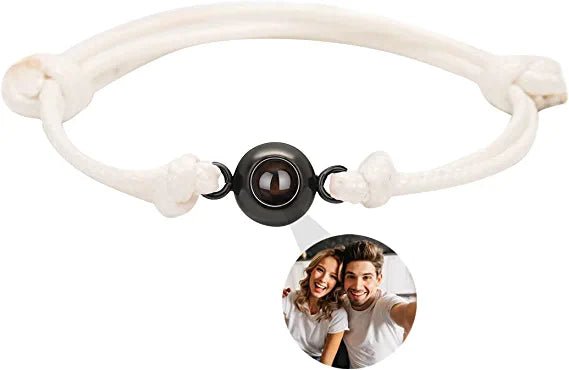 Mother's Day Gift Personalized Projection Photo Bracelet with Picture Inside-Engravingift