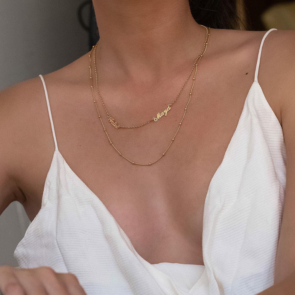 Valentine's Day Gift Two Name Necklace Custom 2 Names Personalized Multiple Name Necklace