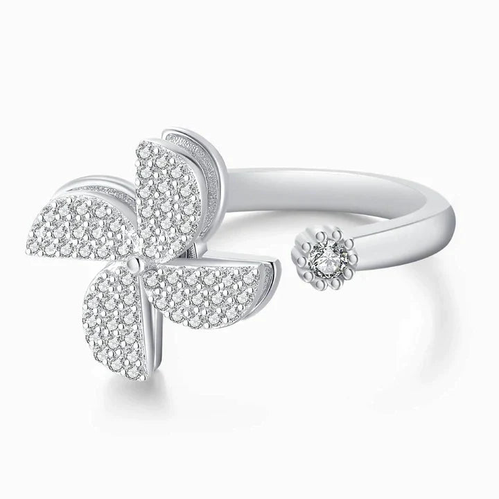 Mother's Day Gift Windmill Fidget Ring Anxiety Spinning Ring for Daughter Granddaughter-Engravingift
