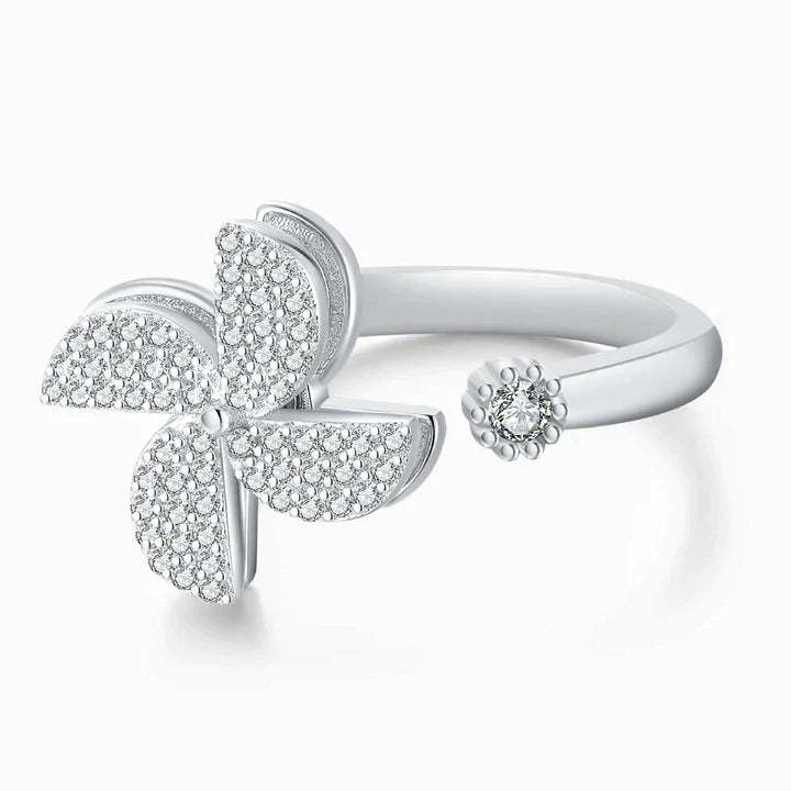 Mother's Day Gift Windmill Fidget Ring Anxiety Spinning Ring for Daughter Granddaughter-Engravingift