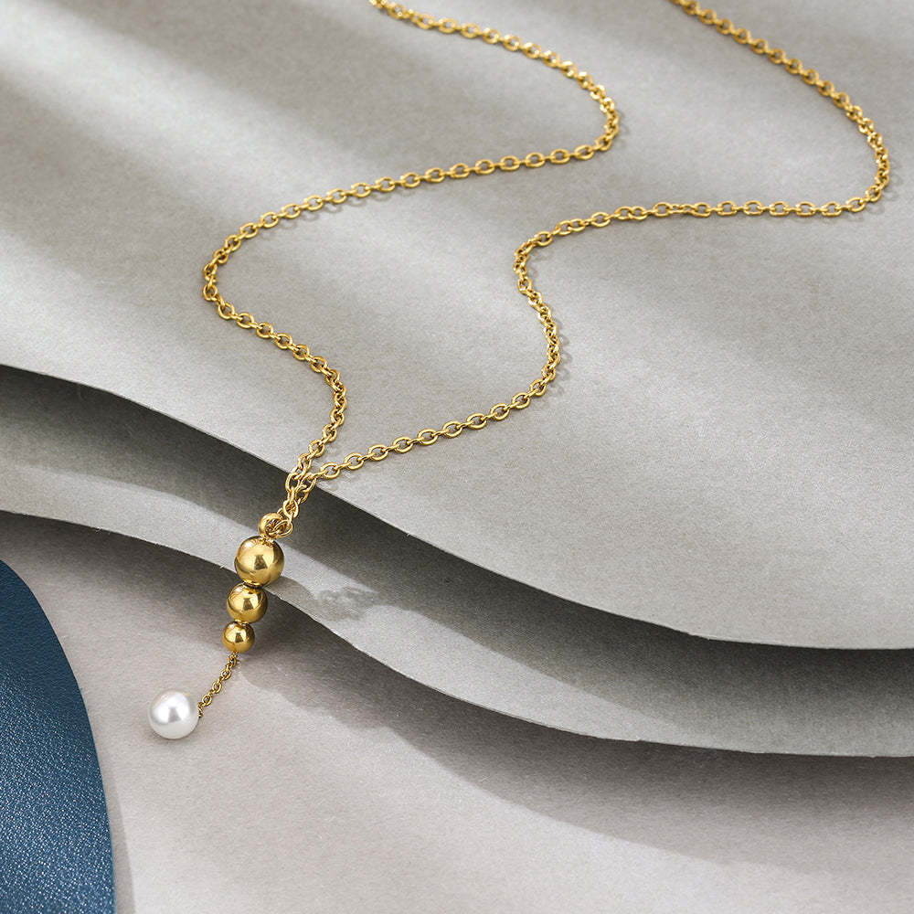 Mother's Day Gift Gold Gourd Pendant Necklace-Engravingift