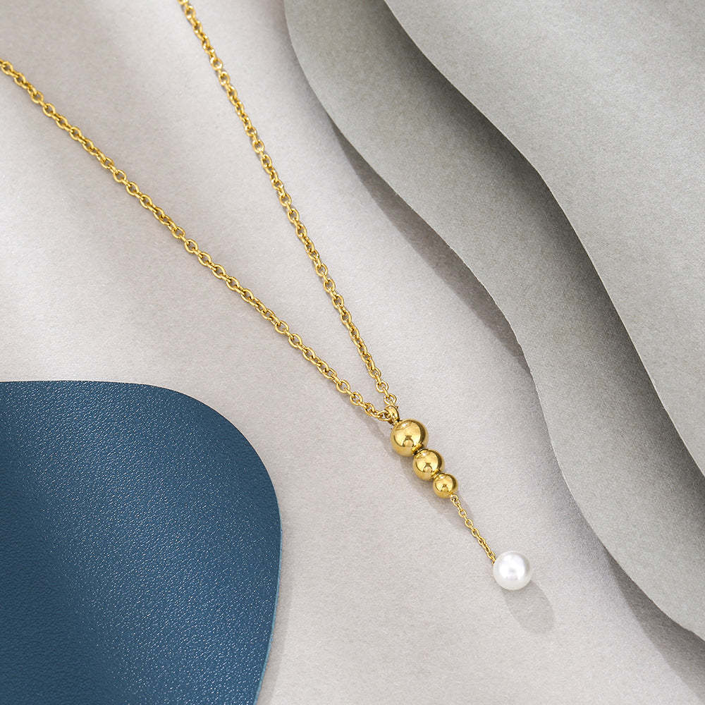 Mother's Day Gift Gold Gourd Pendant Necklace-Engravingift