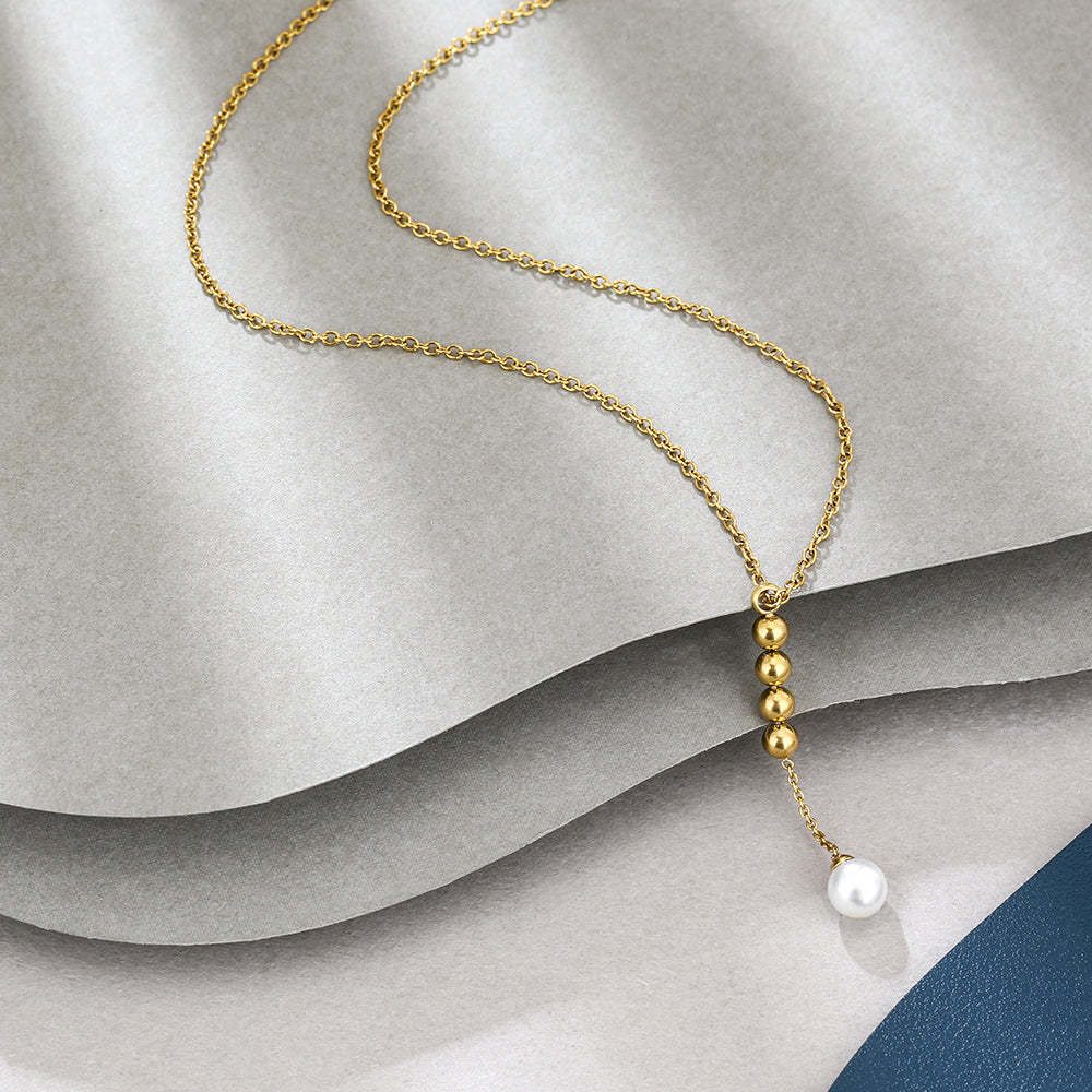 Mother's Day Gift Gold Gourd Pendant Necklace-Engravingift