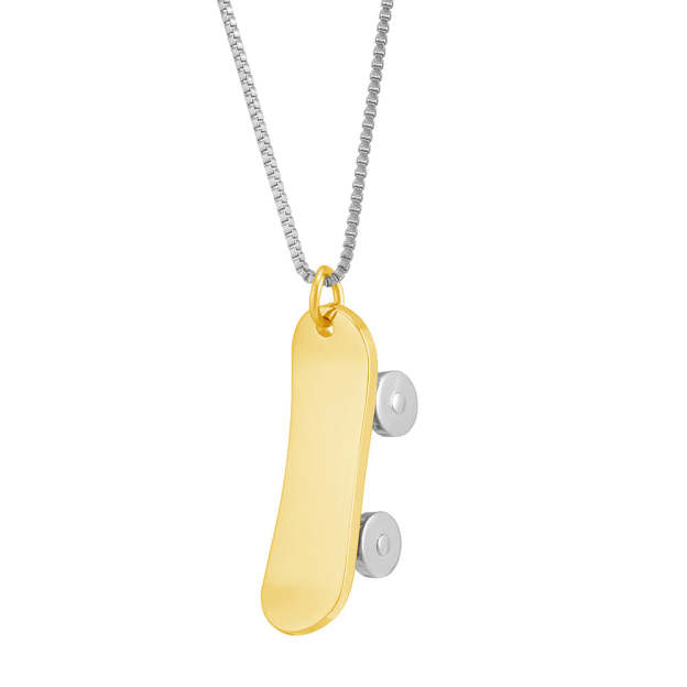 Mother's Day Gift Mini Skate Necklace-Engravingift