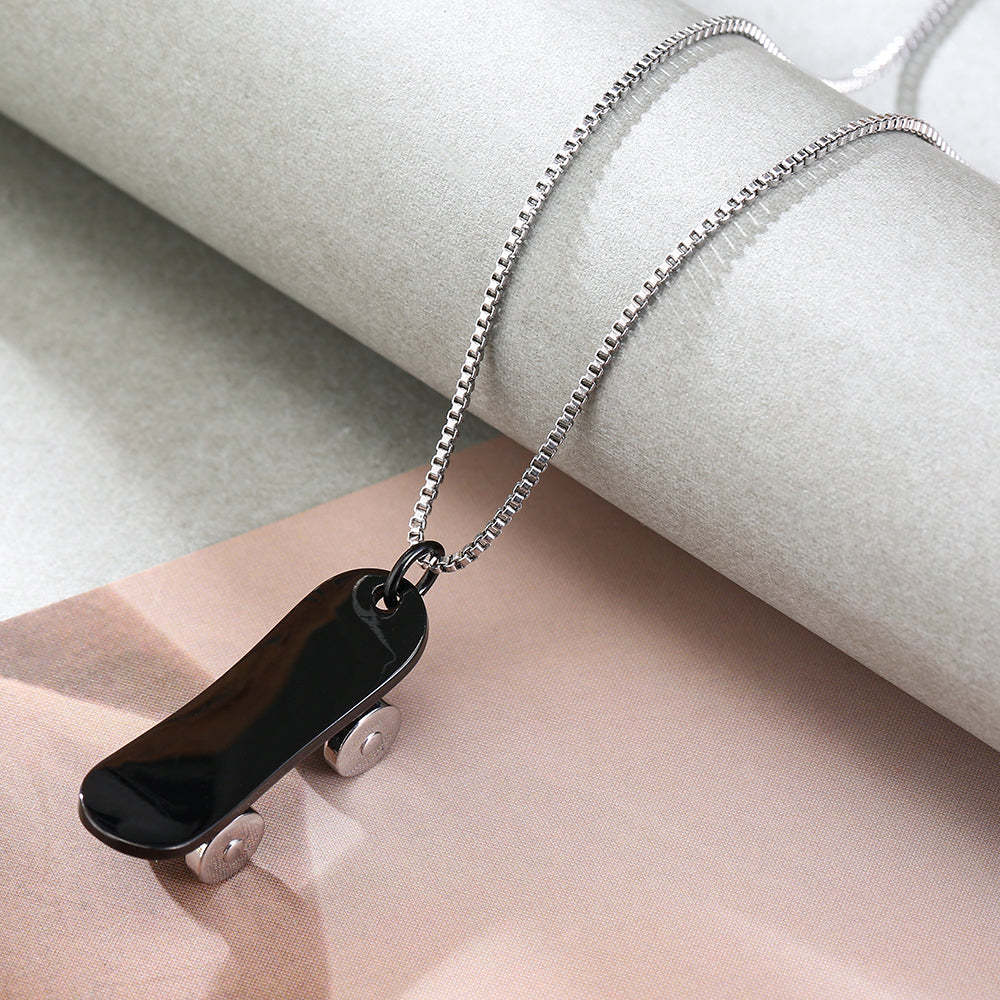 Mother's Day Gift Mini Skate Necklace-Engravingift