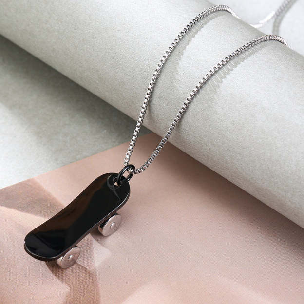 Mother's Day Gift Mini Skate Necklace-Engravingift