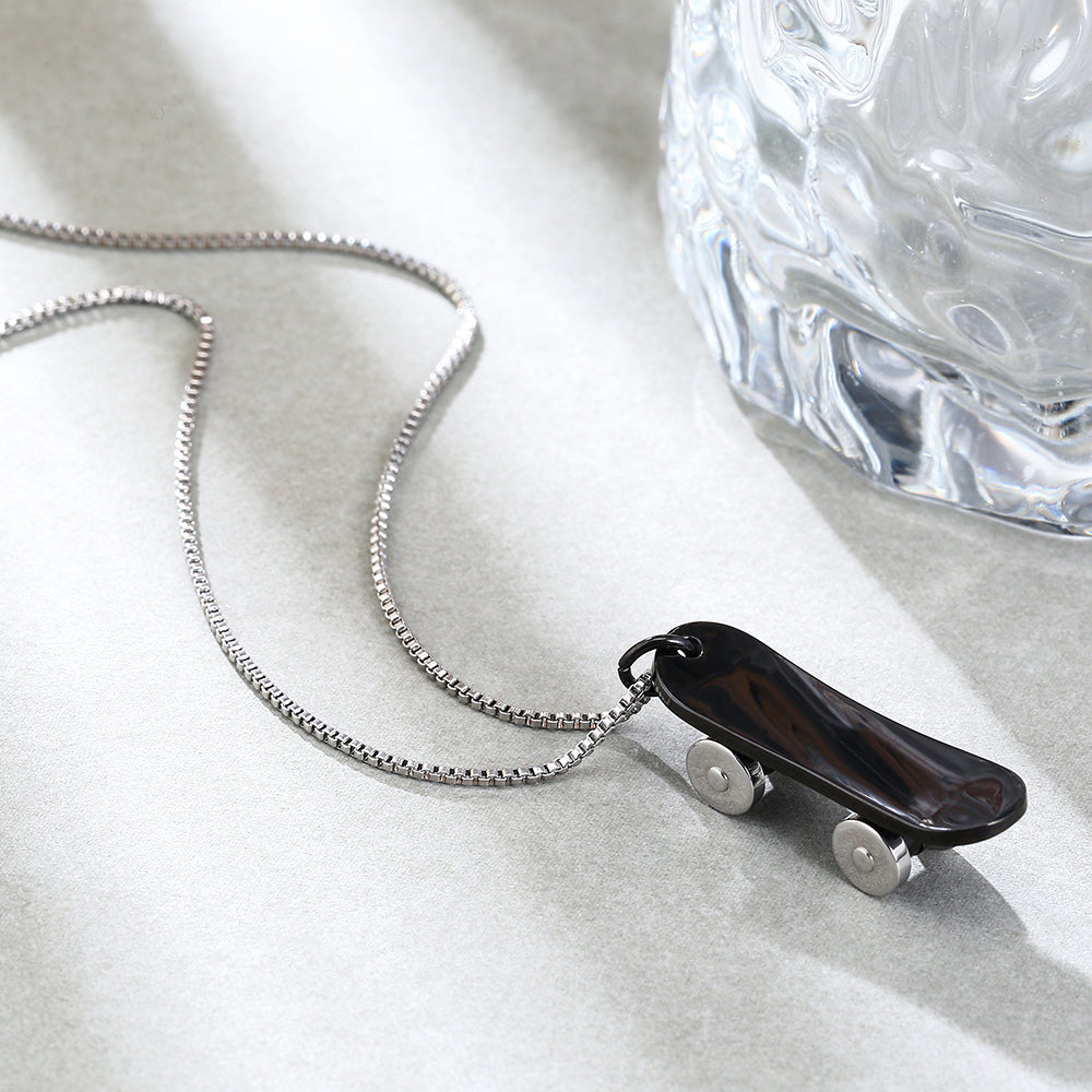 Mother's Day Gift Mini Skate Necklace-Engravingift