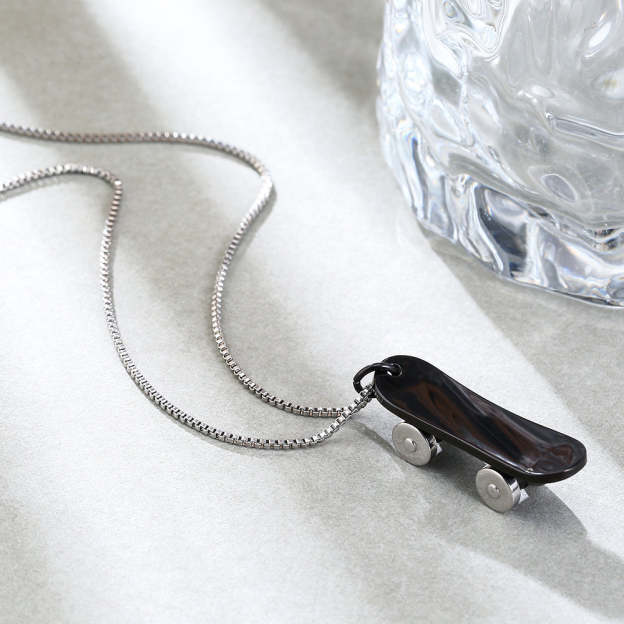 Mother's Day Gift Mini Skate Necklace-Engravingift