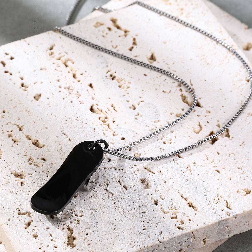 Mother's Day Gift Mini Skate Necklace-Engravingift