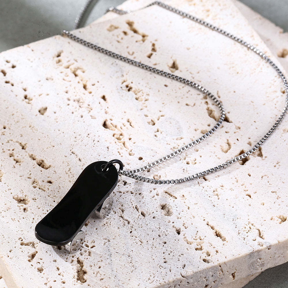 Mother's Day Gift Mini Skate Necklace-Engravingift