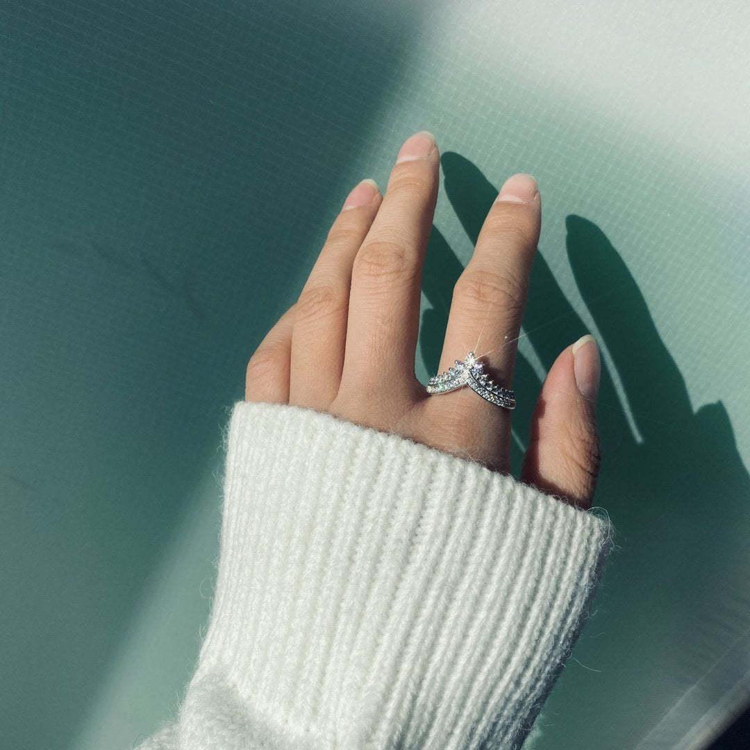 Christmas Gift To My Bestie Crown Ring "Remember How Badass You Are and Straighten Your Crown"