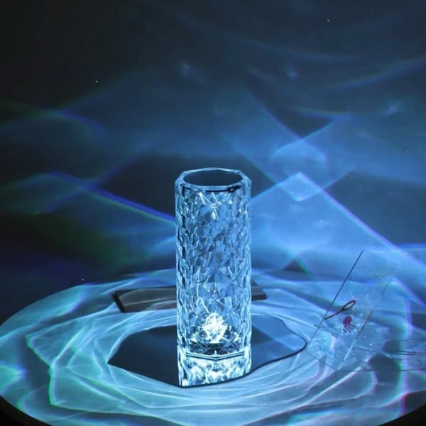 Christmas Gift Touching Control Rose Crystal Lamp - Buy 2 Free Shipping-Engravingift
