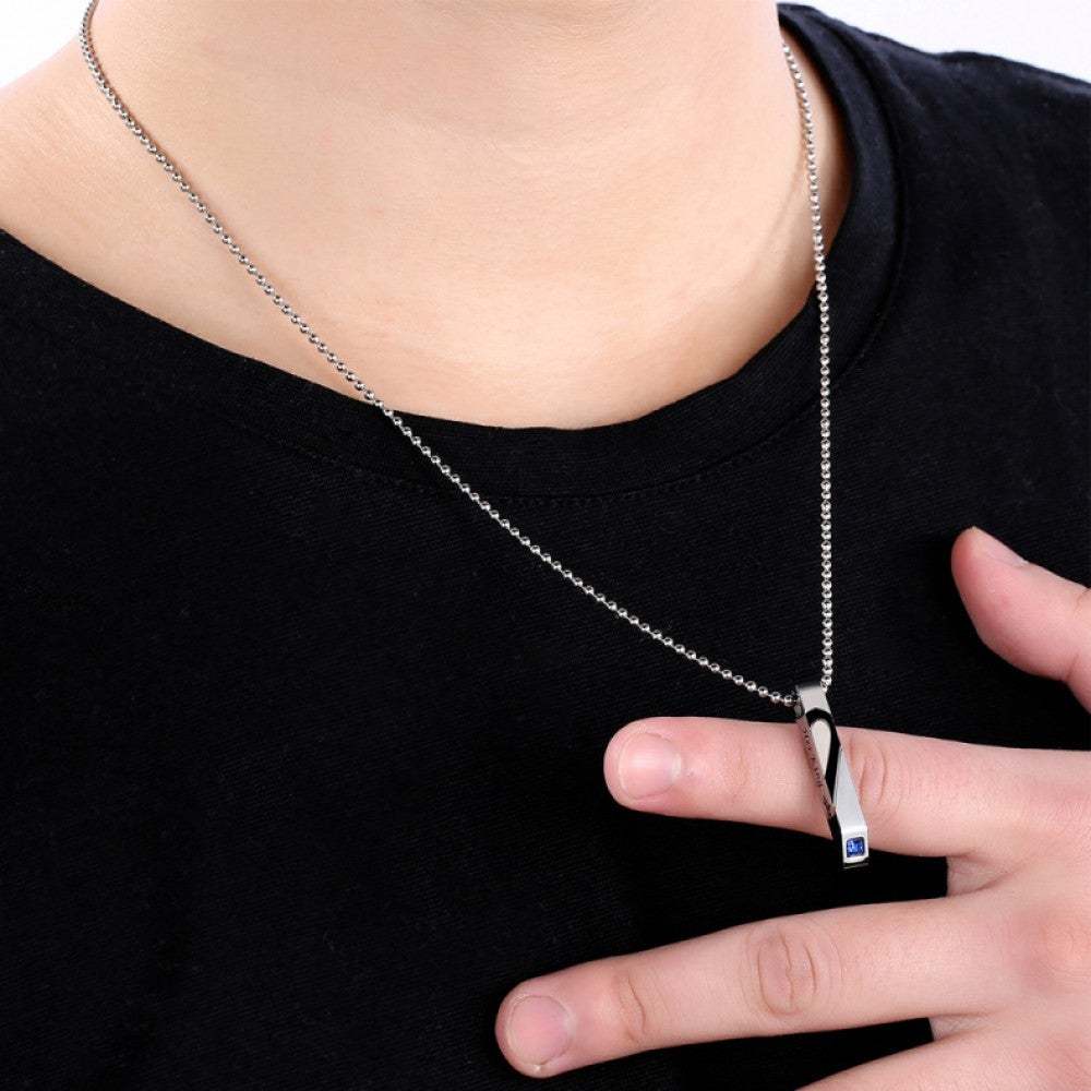 Valentine's Day Gift Her King His Queen Matching Heart Necklaces With Birthstone For Couples