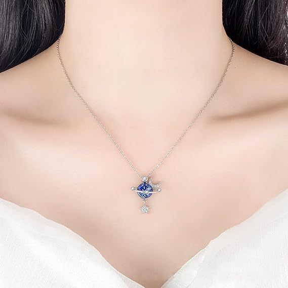 To My Beautiful Granddaughter Stars & Moon Necklace