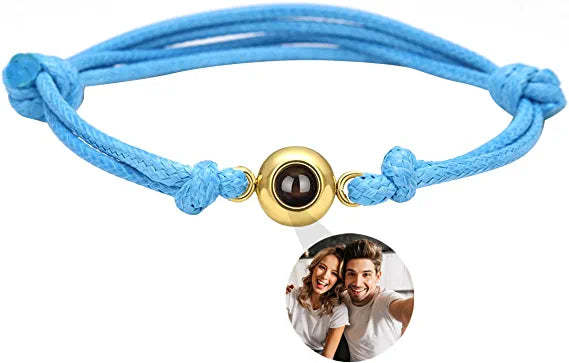 Mother's Day Gift Personalized Projection Photo Bracelet with Picture Inside-Engravingift