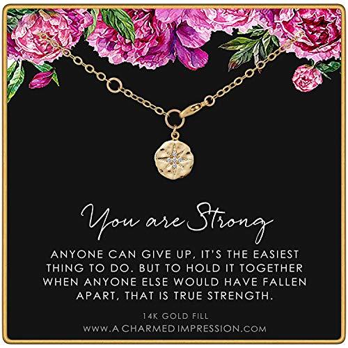 Mother's Day Gift A Charmed Impression You are Strong Bracelet • Survivor Bracelet-Engravingift