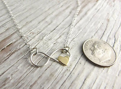 Mother's Day Gift Unbiological Mother & Child Gift for from Stepmom Infinity Heart Necklace-Engravingift