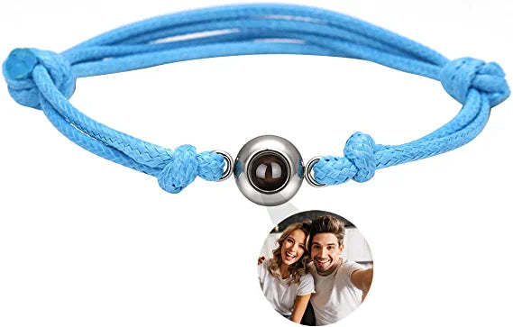 Mother's Day Gift Personalized Projection Photo Bracelet with Picture Inside-Engravingift
