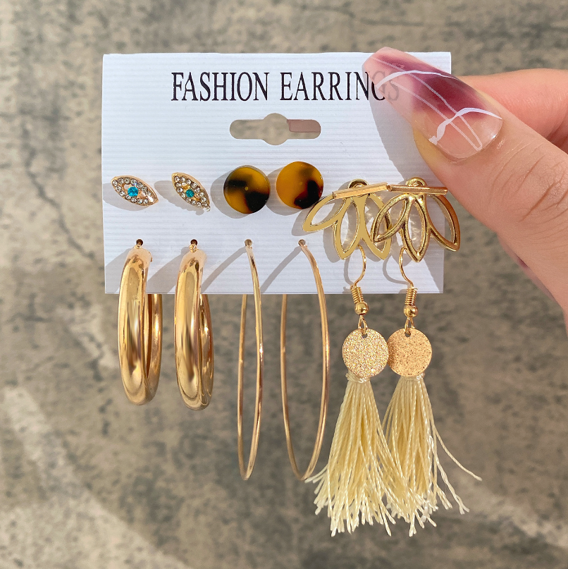 Mother's Day Gift Hot Sale Gold Geometric Pearl Earrings-Engravingift
