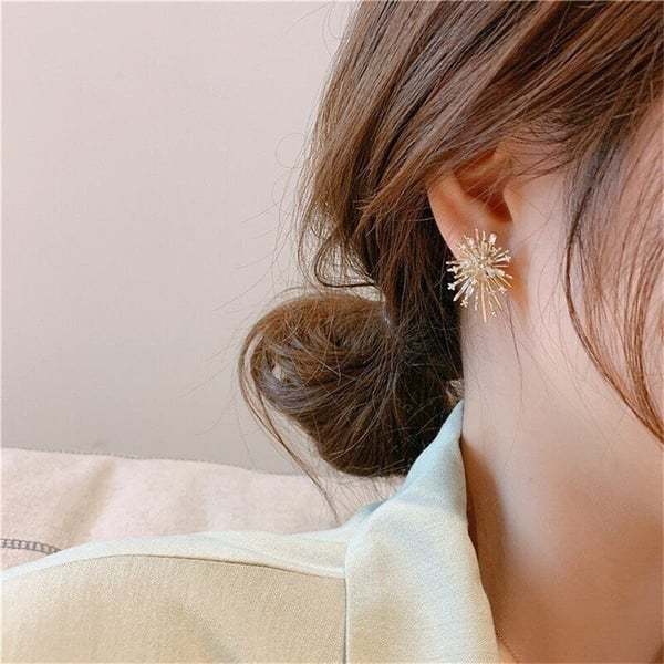 Mother's Day Gift Firework earrings-Engravingift